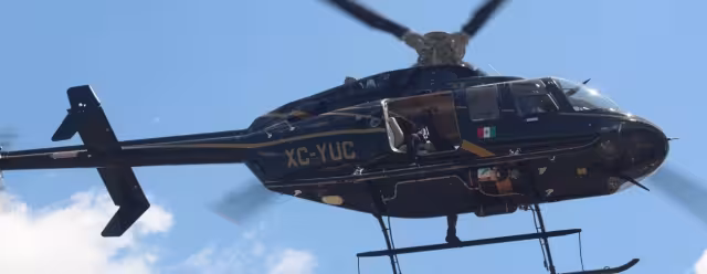 El helicóptero de la SSP continuará la búsqueda de los pescadores