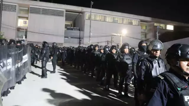 Operativo de verificación en el Centro de Reinserción Social de Mérida