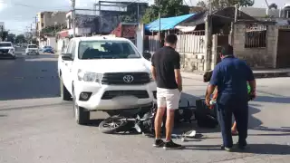 La unidad ligera sufrió algunos daños tras el impacto