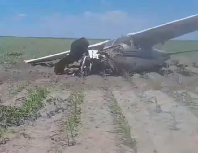 Avioneta se desploma en la carretera Reynosa - Tamaulipas; se reporta un muerto