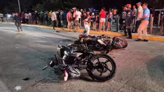 Fatal accidente en avenida Contadores de Ciudad del Carmen deja un muerto y dos lesionadas