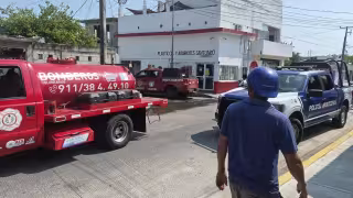 Falsa alarma por incendio en Carmen; solo explosión doméstica
