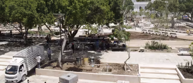 La Plaza Grande de Mérida aún no tiene fecha para el fin de las obras