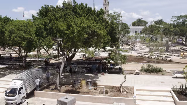 La Plaza Grande de Mérida aún no tiene fecha para el fin de las obras