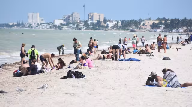 Las playas de Yucatán suelen ser abarrotadas en Verano