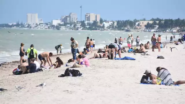 Las playas de Yucatán suelen ser abarrotadas en Verano