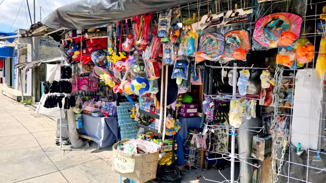 Varios negocios ya han comenzado a exhibir juguetes y otros artículos debido a las fechas navideñas