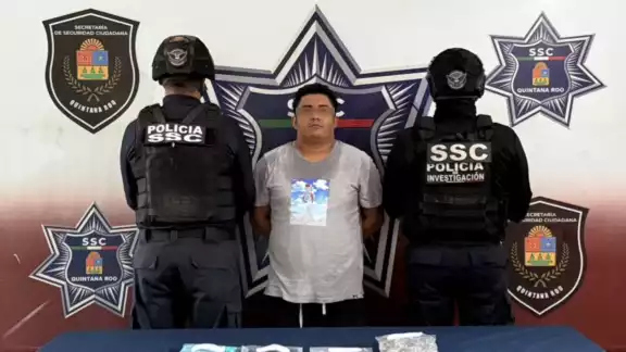 El sujeto fue presentado por la Secretaría de Seguridad Ciudadana. El sujeto fue presentado por la Secretaría de Seguridad Ciudadana.