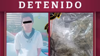 Un hombre fue detenido en la colonia 20 de Noviembre tras un reporte ciudadano.