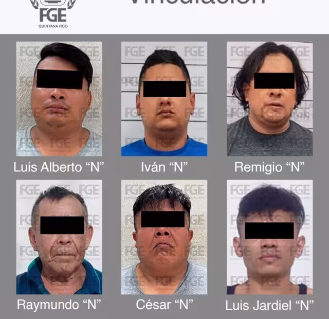 La FGE obtuvo la vinculación a proceso para seis individuos.