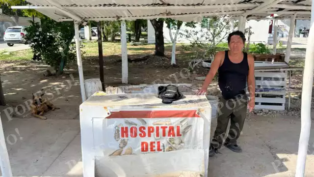 Debido a su discapacidad, su negocio es la única fuente de economía para su familia y él