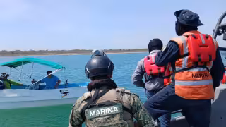 Marina decomisa compresor usado para pesca ilegal en costas de Champotón
