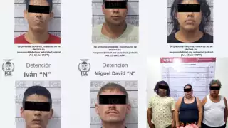 Durante las detenciones se aseguraron armas y varias sustancias de droga