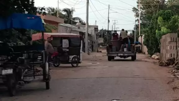 Habitantes de Bacabchén denunciaron los hechos Habitantes de Bacabchén denunciaron los hechos