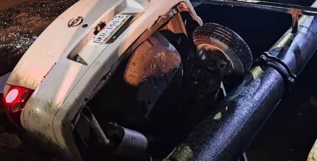 Así fue como culminó el automóvil en Campeche