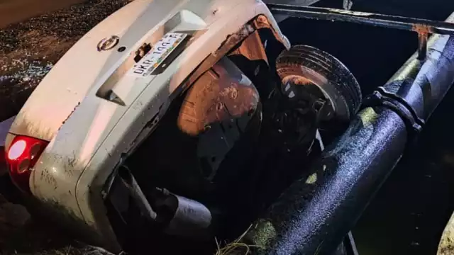 Así fue como culminó el automóvil en Campeche