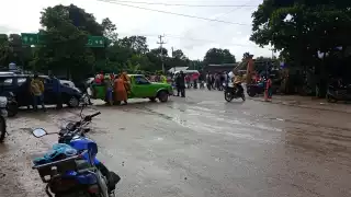 Pobladores de Limones continúan sus protestas en Bacalar
