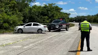 Encuentran el cuerpo sin vida de una persona en la autopista Mérida-Cancún