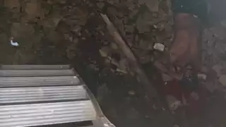 Hombre se aventó a una cisterna en Río Verde.