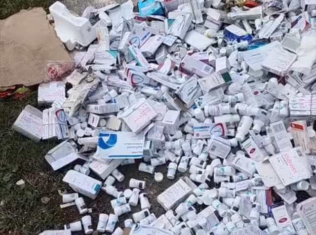 Lote de medicamentos es encontrado en un área verde de Chetumal.