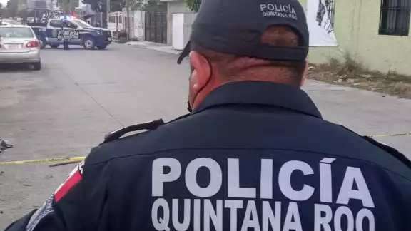 Vecinos del fraccionamiento Paraíso Maya detuvieron y amarraron a un presunto ladrón.