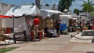 En el Parque Principal estaban asentados más de 60 artesanos