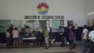 Los Juzgados Cívicos en Cancún registraron mucho movimiento.