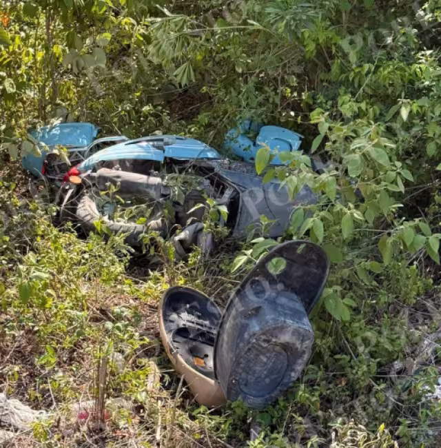 El joven saló disparado de su unidad, cayendo al pavimento sufriendo laceraciones y contusiones