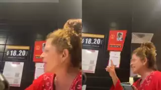 “Lady McDonald's" en Cancún: Mujer discute con trabajadores por negarse a usar menús digitales  