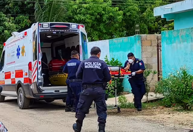 Fue trasladado al hospital para su atención