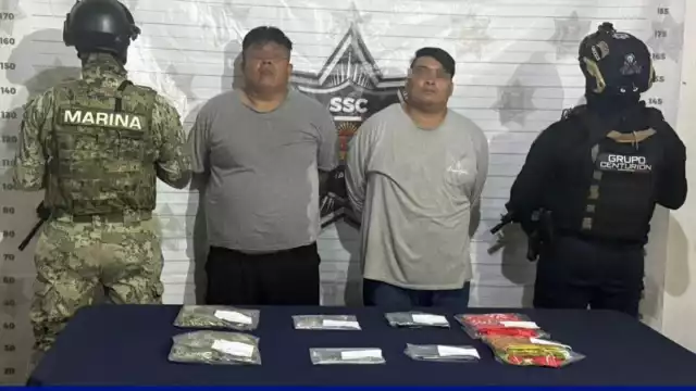 Los detenidos se identificaron como César “N” y Luis Alberto “N”