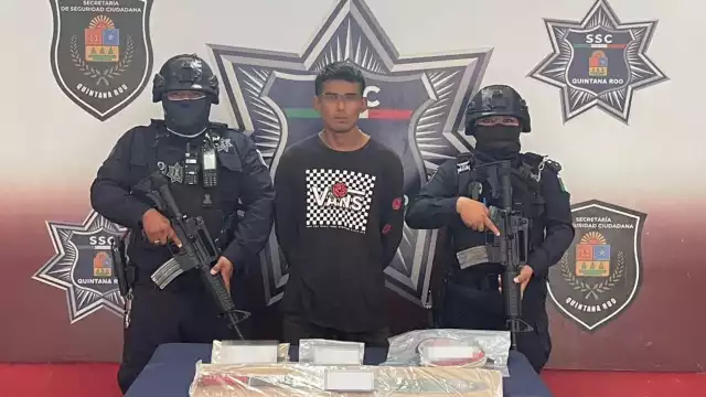 Presunto narcomenudista fue detenido en Othón P. Blanco.