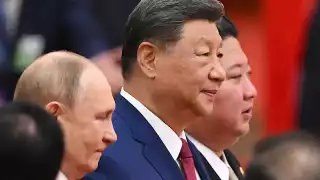 Los líderes de China, Rusia y Corea del Norte se reunieron en el marco del desfile militar.