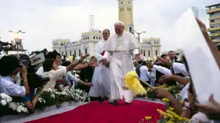 La última vez que un Papa visitó Yucatán fue un gran acontecimiento para Izamal.