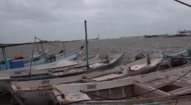 La entrada de nuevo Norte prolonga la inactividad pesquera en los puertos de Yucatán