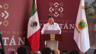 Joaquín Díaz Mena encabeza el inicio de las obras de los Pilares del Renacimiento Maya en Mérida
