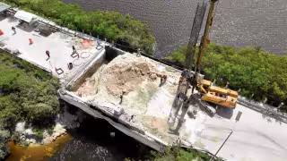 Obras en carretera Mérida–Progreso mantienen rutas alternas