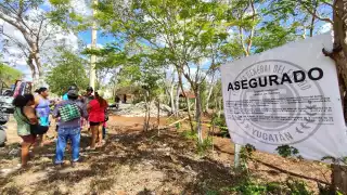 Desalojan a más de 100 familias de una zona de invasión en Tizimín 