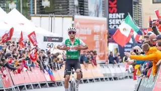 Isaac del Toro fue el mejor ciclista joven del Giro de Italia y ahora campeón de Austria.