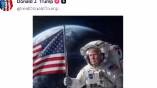 Trump comparte montaje surrealista hecho con IA y vuelve a encender el debate