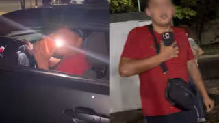 De acuerdo con testigos, el par de hombres presuntamente estaba alcoholizado. Trabajadores y algunos comensales evitaron que abandonaran el lugar