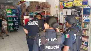 Policías se encargaron del presunto robo
