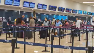 Aeropuerto de Mérida registra vuelos demorados hasta por media hora