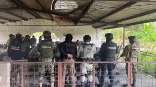 Elementos de diferentes corporaciones participaron en el operativo.