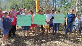 Protesta pacífica en Maxcanú contra empresa gasera