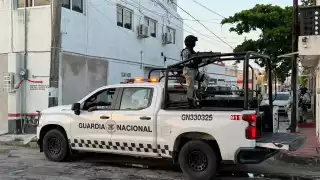 Elementos de la Guardia Nacional participaron en el operativo.