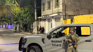 Elementos de diferentes corporaciones resguardaron la zona.