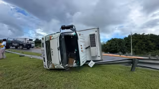 El accidente ocurrió en el tramo entre Playa del Carmen y Tulum, a la altura del hotel Grand Palladium