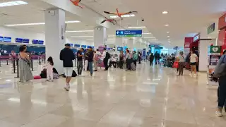 El vuelo de Mérida a Houston ha sido el único con retrasos largos