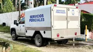 Servicios periciales atendió al lugar para examinar el resto de la zona por el resto del cuerpo.